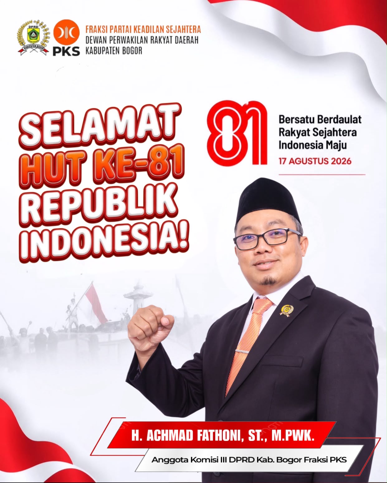 Achmad Fathoni, Anggota DPRD Kabupaten Bogor.